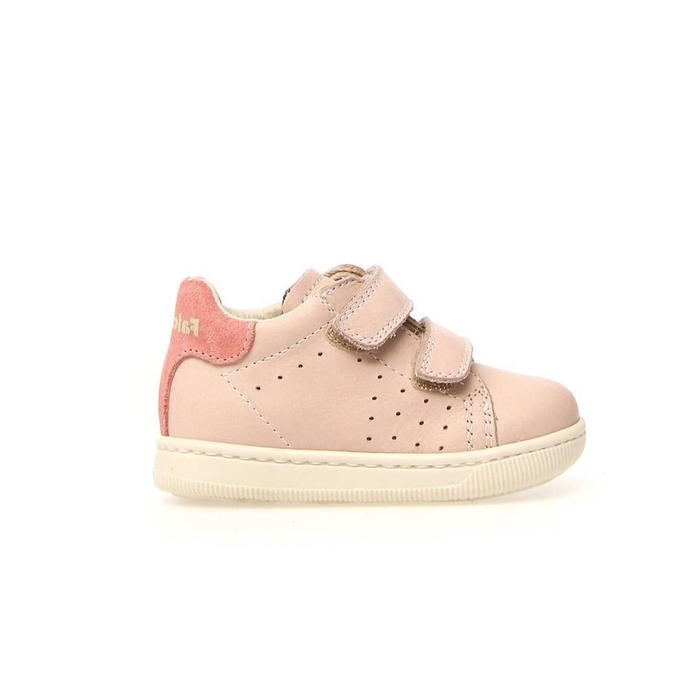 NEW FALCOTTO girls first walker sneaker in cipria candy